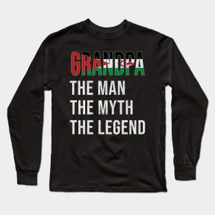 Grand Father Western Saharan Grandpa The Man The Myth The Legend - Gift for Western Saharan Dad With Roots From  Western Sahara Long Sleeve T-Shirt